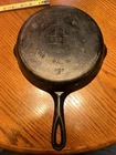 Vintage GRISWOLD Cast Iron SKILLET Frying Pan # 6 LARGE BLOCK LOGO, P/N 699 D