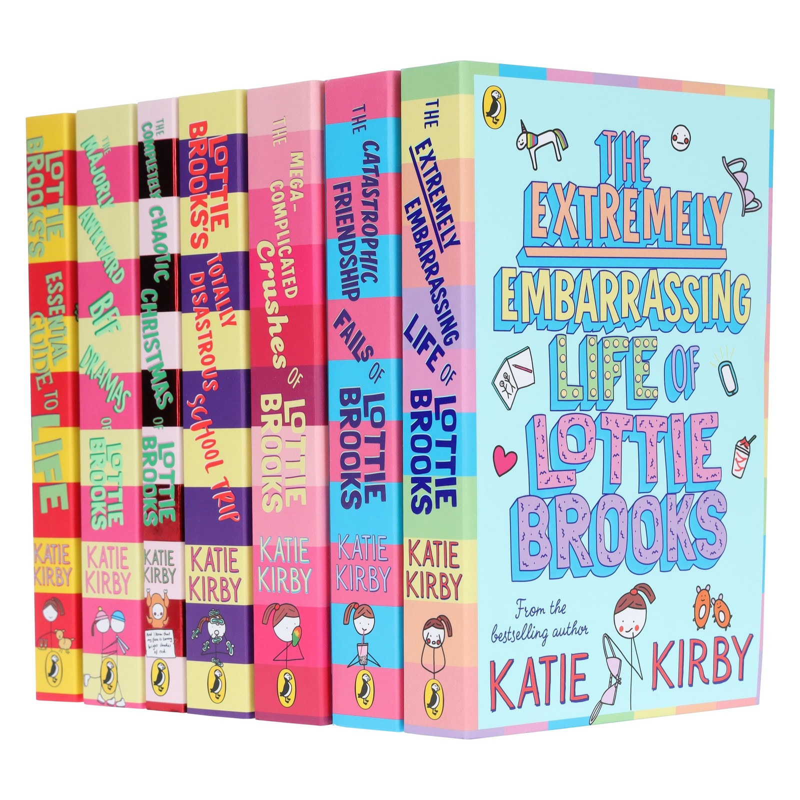 Lottie Brooks Series By Katie Kirby 7 Books Collection Set - Ages 9-12 - PB