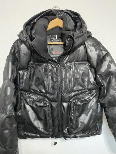 Tumi Utility Expedition Tactical Black Camo Jacket Down Puffer Large $525 New! - Picture 13 of 13