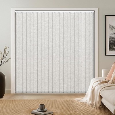 LazBlinds Light Filtering Vertical Blinds Replacement Slats   Polyester Fabri...