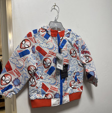 Disney Reversible Spider-Man Jacket Size 3