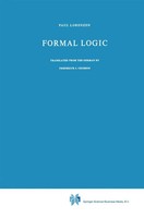 P. Lorenzen | Formal Logic | Taschenbuch | Englisch (2010) | Synthese Library