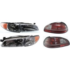 Tail Light Kit For 1997-03 Pontiac Grand Prix Driver And Passenger Side Halogen