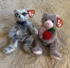 Ty Beanie Babies Grandfather and Grandmother!! Cute Set!!