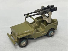 Vintage Military Anti Aircraft Jeep GAMA 904-5-6 - Western Germany Twin 50 Cal