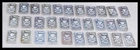 THIRTY-ONE .999 SILVER 1grm EACH SKELTON UNCIRCULATED BARS