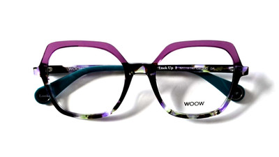 WOOW LOOK UP2 0842 NEW GEOMETRIC UNISEX FULL RIM AUTHENTIC EYEGLASSES 52-18-140