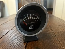 Stewart Warner 826079 4 Cylinder 3 Tachometer Vintage 8000 Rpm
