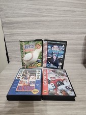 NFL Quarterback Club 96, RBI Baseball 93, ESPN Baseball.. Sega Genesis Game Lot