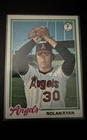 Nolan Ryan Vintage Topps Angels Card Clean HOF Pitcher Strikeout King