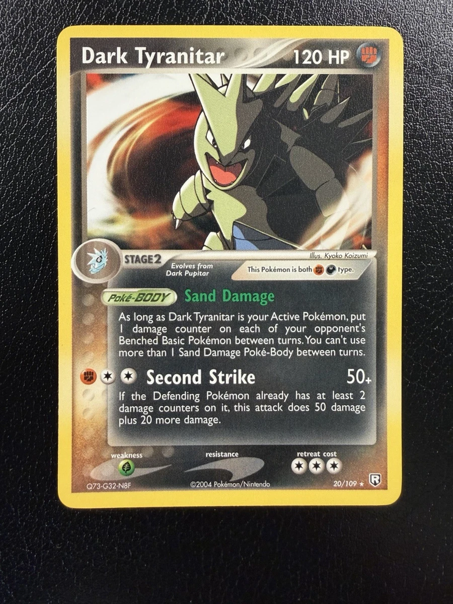 Dark Tyranitar Pokmon TCG Cards for sale | eBay