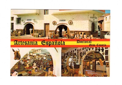 Postcard Artesania Espanola / Doctoral / Gran Canaria / Spain