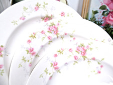 Theodore Haviland Limoges pink rose swag  9 salad plates New York
