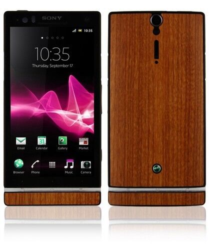 Skinomi Light Wood Full Body Skin+Screen Cover Skin for Sony Ericsson Xperia S - Picture 1 of 1