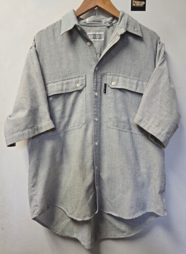 Vtg 80s Levi's Button Down Shirt M Collared