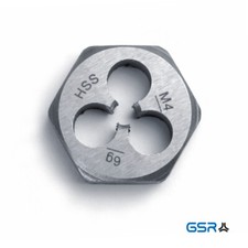 GSR Gewinde-Schneideisen Sechskant-Schneidmutter DIN382 Zoll-Rohrgewinde G (BSP)