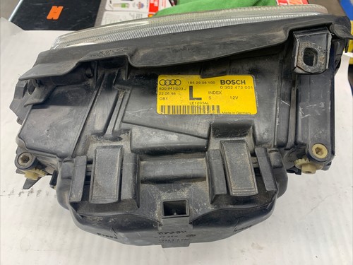 1996 1997 1998 1999 AUDI A4 LEFT HALOGEN HEADLIGHT HEADLAMP 8D0941003J - Picture 4 of 5