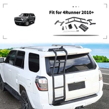 Rear Hatch Ladder Black Steel Tailgate Step Ladder Accessories For 4Runner 2010+