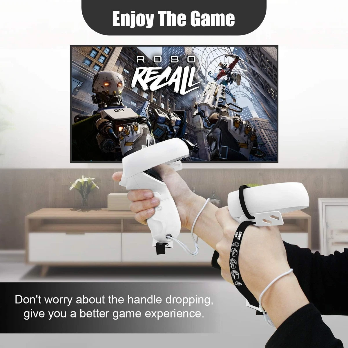 AMVR Touch Controller Grip Cover for Oculus Quest 2 with Knuckle