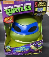 Nickelodeon TMNT Electronic Leonardo Mask w/ Ninja Battle Eyes- Tested Works