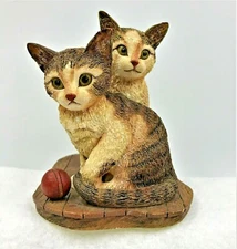 First Edition Lowell Herrero ALLEXIS AND RAGTIME LANG & WISE Cats Figurine