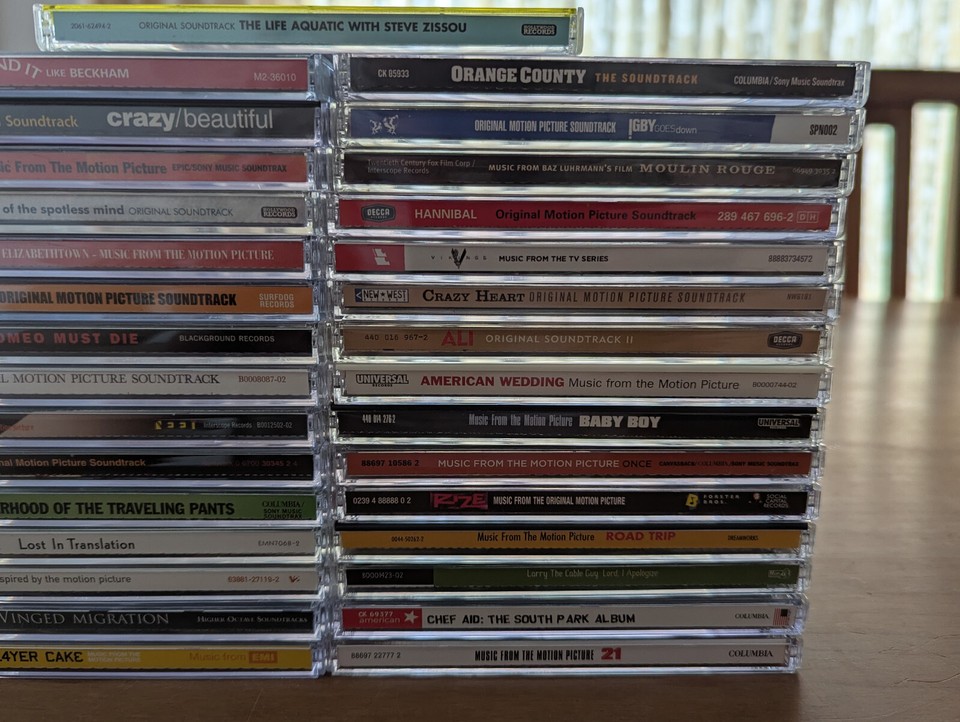 Lot of 31 2000s Movie Soundtrack CDs Film Theater Musicals Action ...