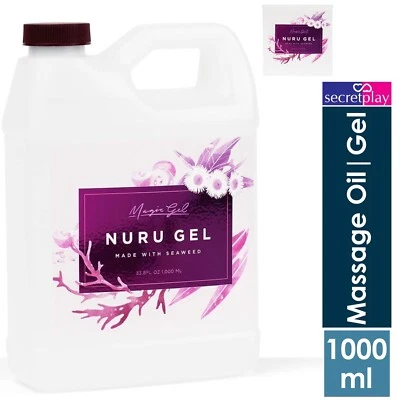 Mr Nori's Magic Gel Nuru Body Massage Gel 1000ml Home Spa Sore Muscles Dry Skin