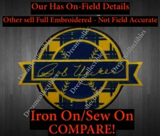 Bob Uecker Milwaukee Brewers Memorial Patch Baseball Patch LOOK DETAILS +COLORS