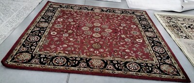 RED / NAVY 8' X 8' Square Hole in Rug, Reduced Price 1172747957 HG966A-8SQ