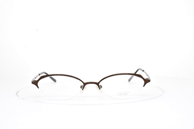 Oliver Peoples Eyeglasses Bronze Half Rim JAPAN 48-17-133 