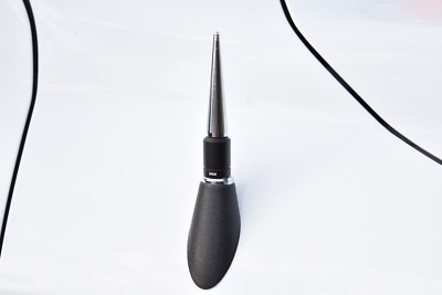 TRUE SPIKE CUSTOM SHORT 4'' SPIKED SCREW IN ANTENNA CHROME FOR DODGE RAM
