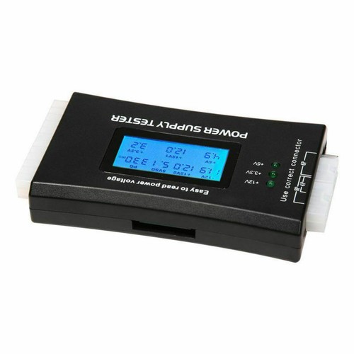 New LCD PC Computer 20/24 Pin 4 PSU ATX BTX ITX SATA HDD Power Supply Tester - Picture 9 of 10