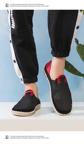 Summer Mesh Breathable Men's Shoes Lightweight Sneakers Footwear Comfy Slip-on - Picture 19 of 25