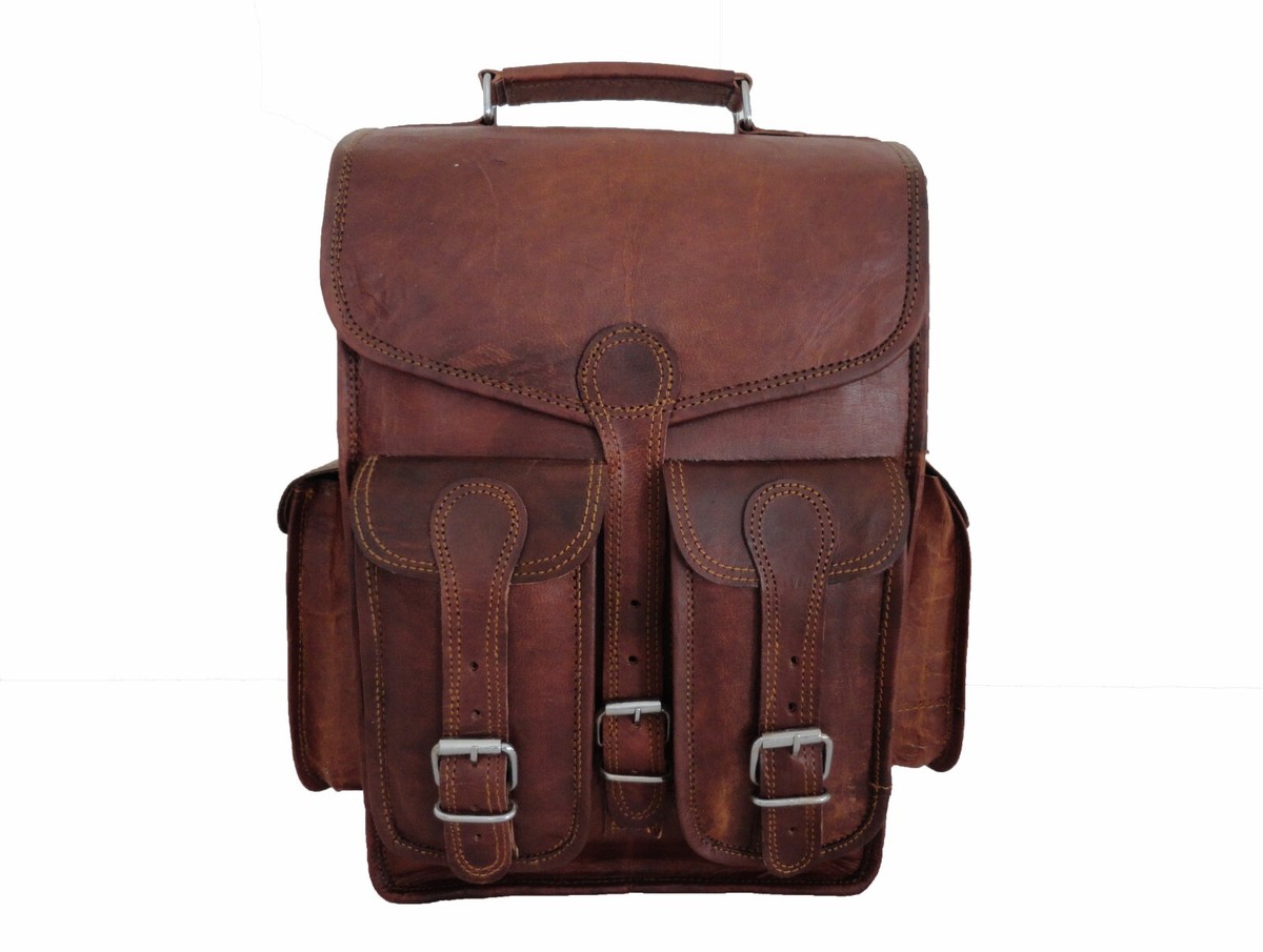 Genuine Leather Sling Backpack, Convertible Daypack for iPad & Daily Use Amazon.com | BESPORTBLE 1pc Men Real Leather Sling Bag  main image 4