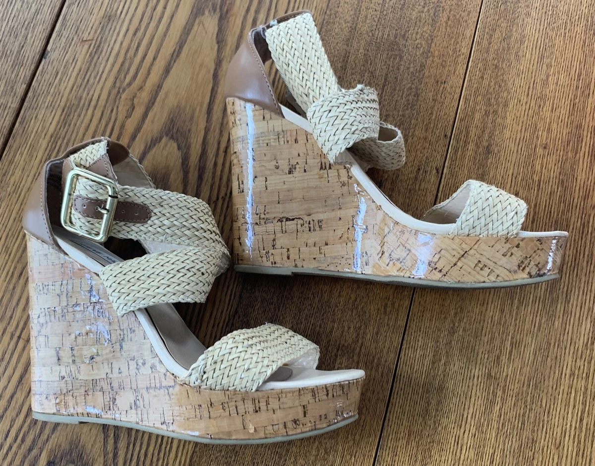 Steve madden straw sandals sale