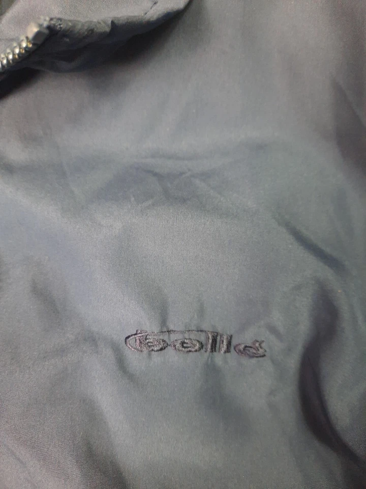 Bolle Tenis Hombre Talla Grande Rompevientos Chaqueta Azul Cremallera Completa con Bolsillos Foto 4 de 4