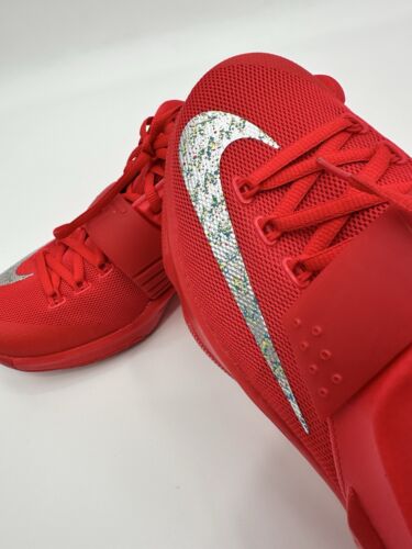 Nike KD 7 'Global Game' Basketball Shoes Mens Red/Silver Kevin Durant Size 8.5 - Foto 7 di 8