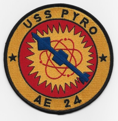 US Navy USS Pyro (AE-24) Nitro-class Ammunition Ship Patch