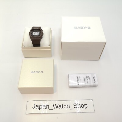 CASIO BABY-G BGD-5650-5JF Brown Black Chronograph Quartz Womens