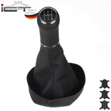 Leder ICT Schaltknauf Schaltmanschette für Renault Clio 3 III 5 gang  B 32