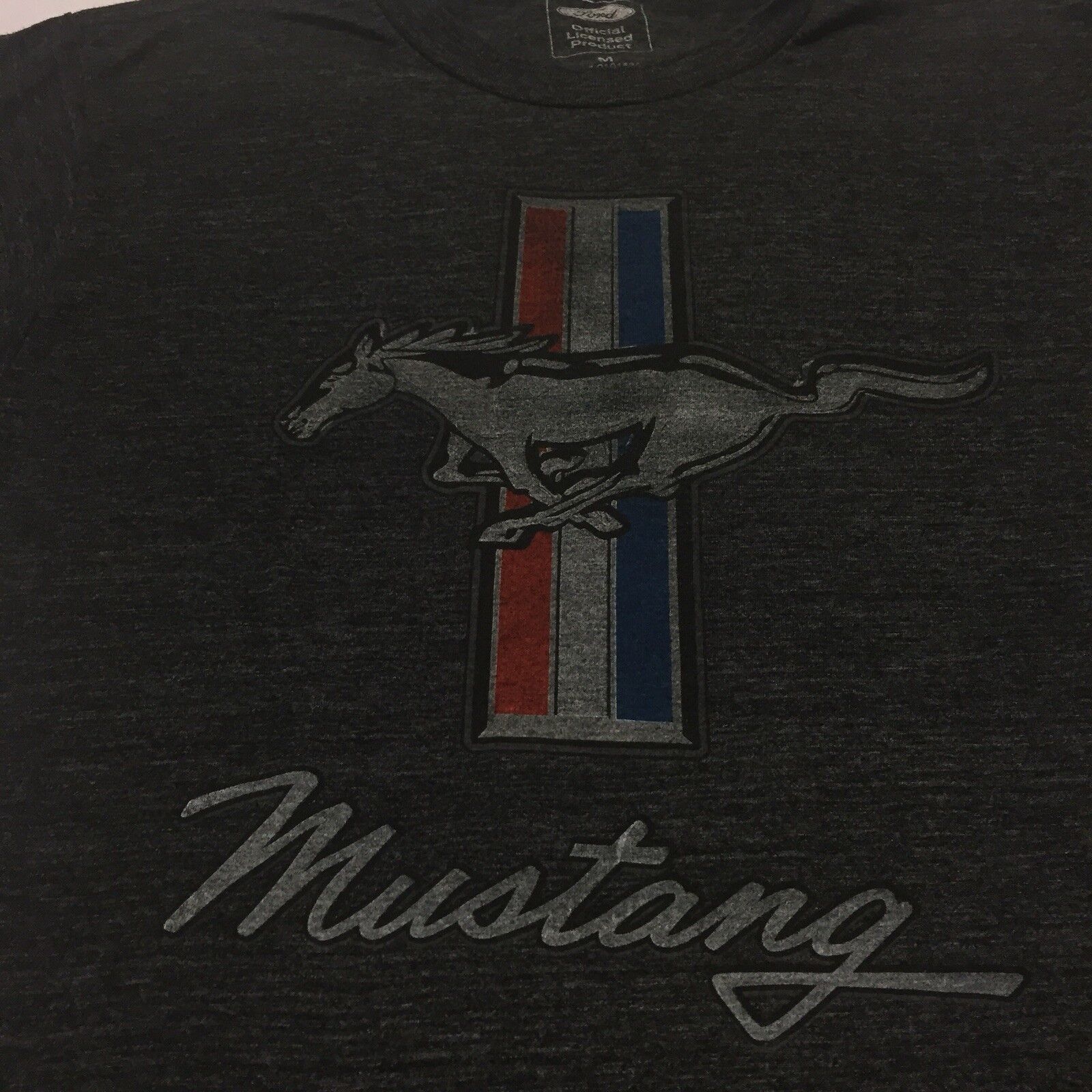 Mustang eBay Medium Gray Car Race T-Shirt | Detroit Automobile Truck Hotrod Auto Ford