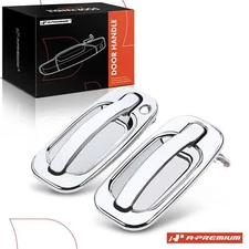 2x Chrome Front L&R Exterior Door Handle for Chevy Silverado GMC Sierra 99-06