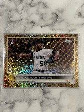 2022 Topps Gilded Collection Roansy Contreras Mini Diamond Gold Etch /50 RC SSP