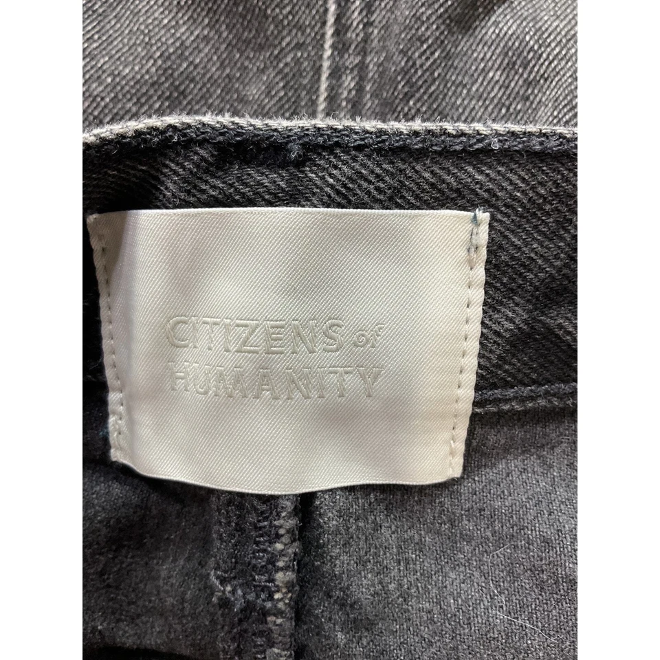 Minifalda de mezclilla negra Citizens Of Humanity 'Beatnik' talla 24 Foto 4 de 4