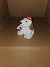 Coca Cola 1997 White Polar Bear Red Baseball Cap Coke Hat Bean Bag Plush 