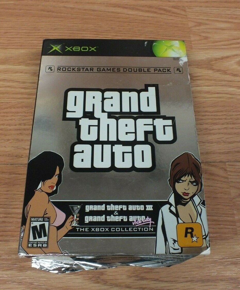 Grand Theft Auto Xbox Collection Double Pack Gta 3 Vice City