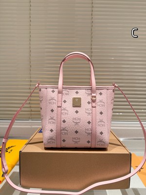 Korb MCM Mini Korb Handheld Crossbody Bun-.