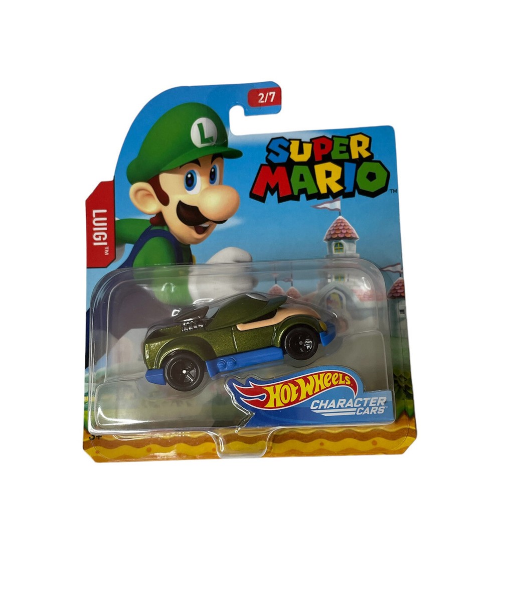 Hot Wheels Luigi Super Mario Character Cars 2017 Mattel Nintendo