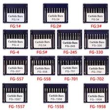 Dental FG Tungsten Carbide Burs Drills Round Type for High Speed Handpiece MX