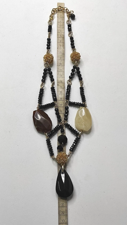 collana mia mia donna Asimmetrica  handmade Perfetta In Tutte Le Occasione  - Immagine 2 di 3